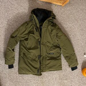 Canada Goose Khaki Men's Puffer Jacket